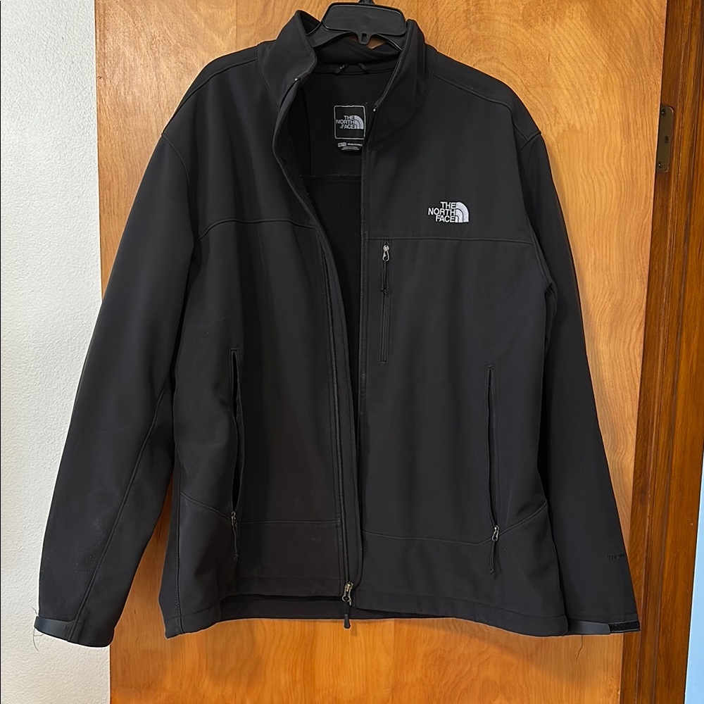 The North Face Black Soft-she’ll Performance Jacket with High Collar